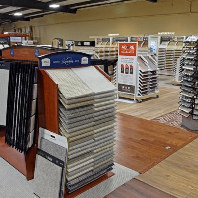 carpet display at Tim Hogan's Flooring in LAkeland